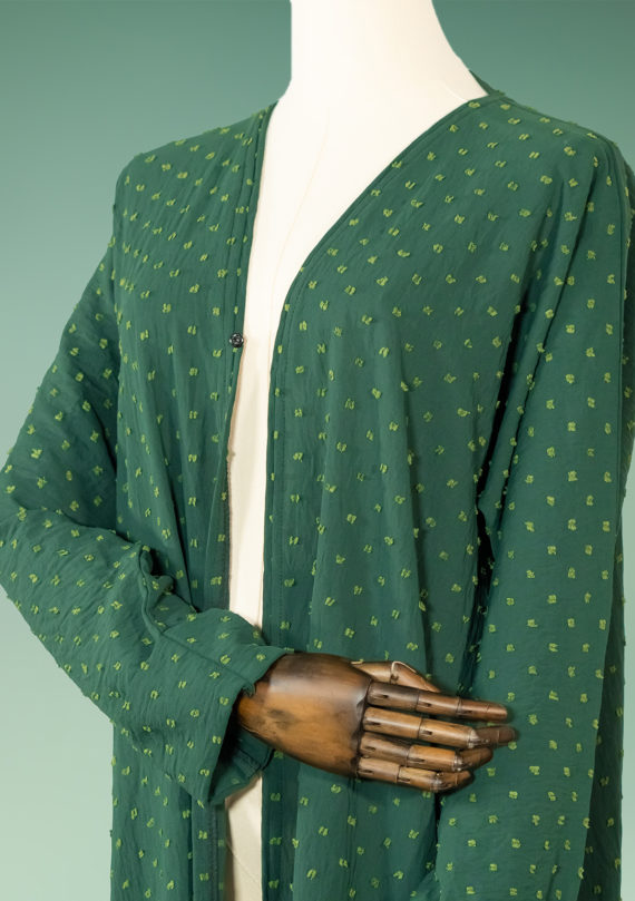 Abaya mit Punktmuster