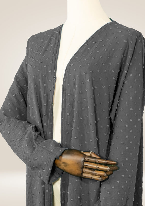 Abaya mit Punktmuster