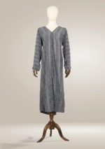 Abaya with Textured Line-Patterned