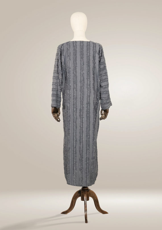 Abaya with Textured Line-Patterned 2 Abaya with Textured Line-Patterned Abaya with Textured Line-Patterned