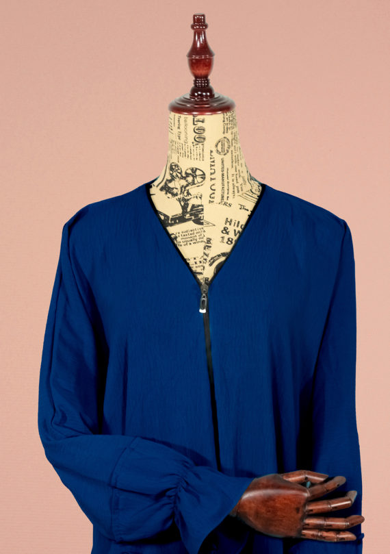Abaya with Zipper