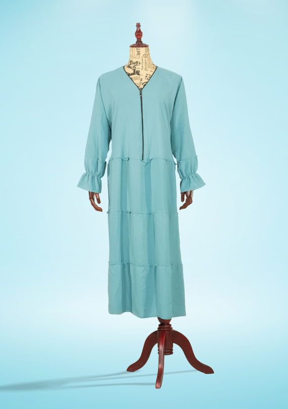 Abaya with Zipper