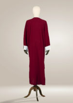 Abaya mit weißen Details an den Ärmeln