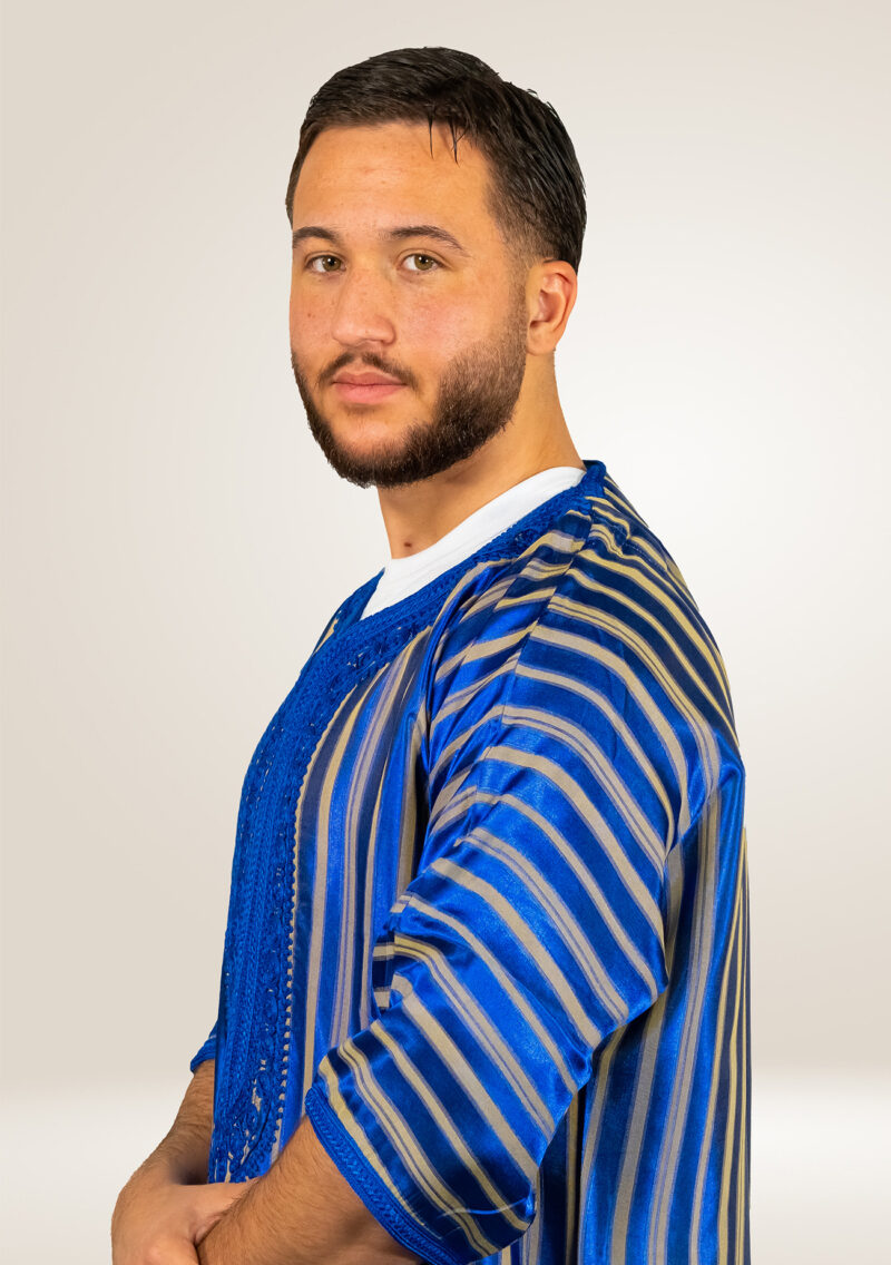 Striped Moroccan Jalabiya