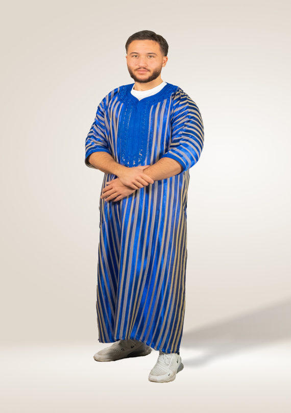 Gestreifte marokkanische Jalabiya