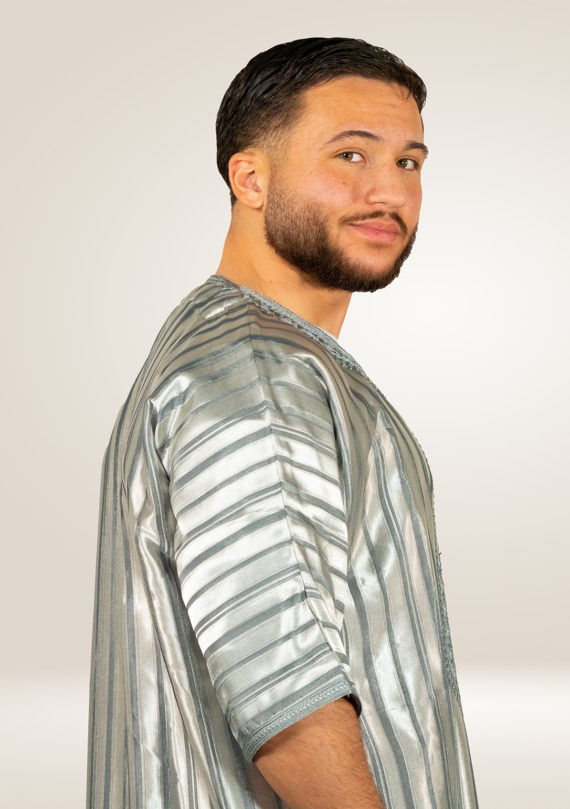 Gestreifte marokkanische Jalabiya