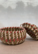 Handgefertigter Aufbewahrungskorb mit Deckel