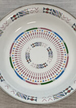 Service Plate with Traditional Design (White)